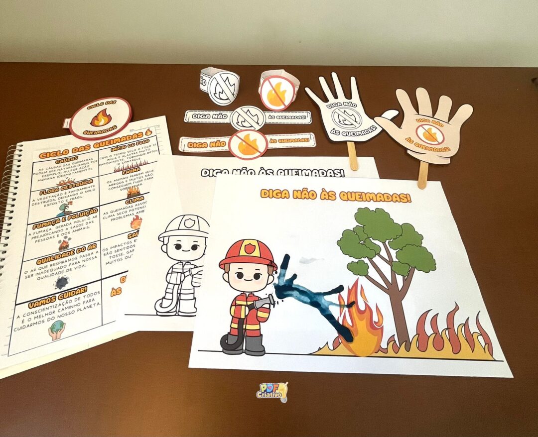 KIT ATIVIDADES DIGA NÃO ÀS QUEIMADAS - Image 5