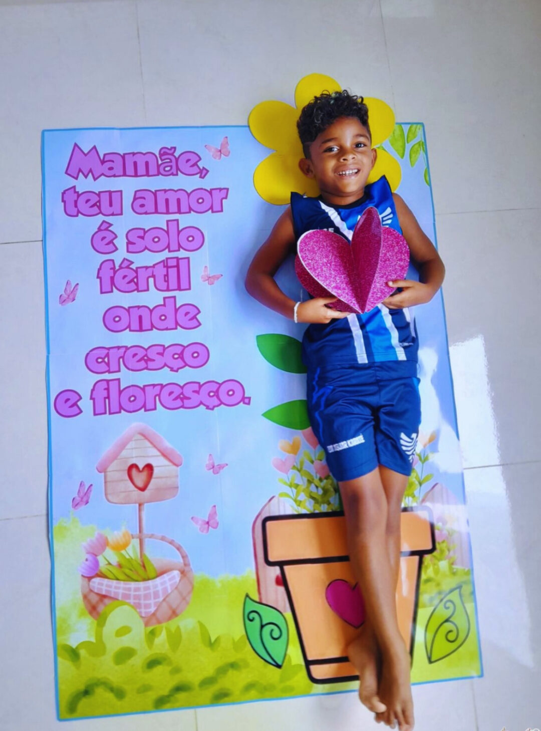 *Tapete Para Fotos "Florzinha de Amor"*🌼❤️ - DIA DAS MÃES