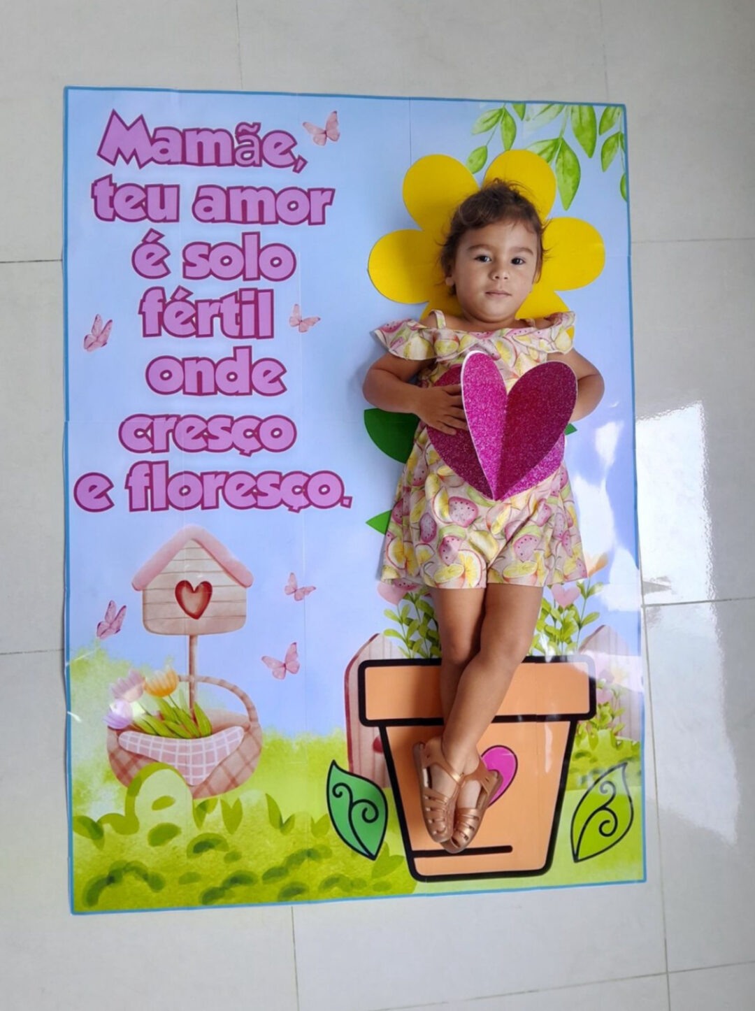 *Tapete Para Fotos "Florzinha de Amor"*🌼❤️ - DIA DAS MÃES - Image 2