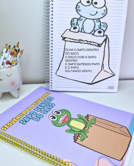 SEQUÊNCIA DIDÁTICA: SAPO DENTRO DO SACO (APOSTILA + ATIVIDADE INTERATIVA)
