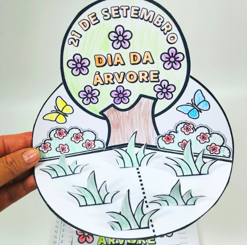 DIA DA ÁRVORE - CENÁRIO E ATIVIDADE INTERATIVA - GRATUITO - Imagem 2