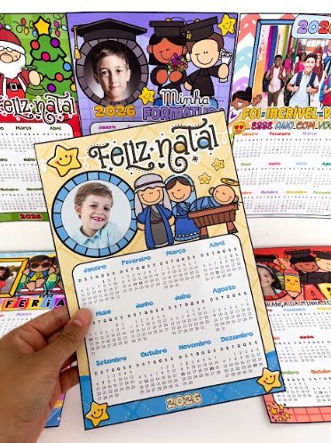 CALENDÁRIOS 2026 - 6 MODELOS - Imagem 2