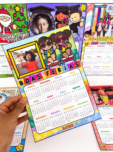 CALENDÁRIOS 2026 - 6 MODELOS - Imagem 3