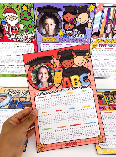 CALENDÁRIOS 2026 - 6 MODELOS - Imagem 4