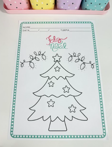 GRATUITO - DESENHOS DE NATAL PARA COLORIR