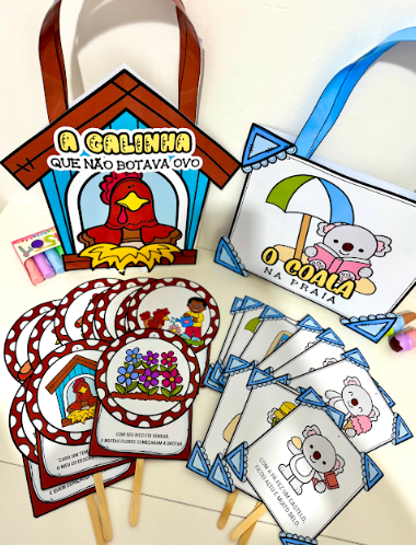 COMBO - 2 HISTÓRIAS RIMADAS NA SACOLA