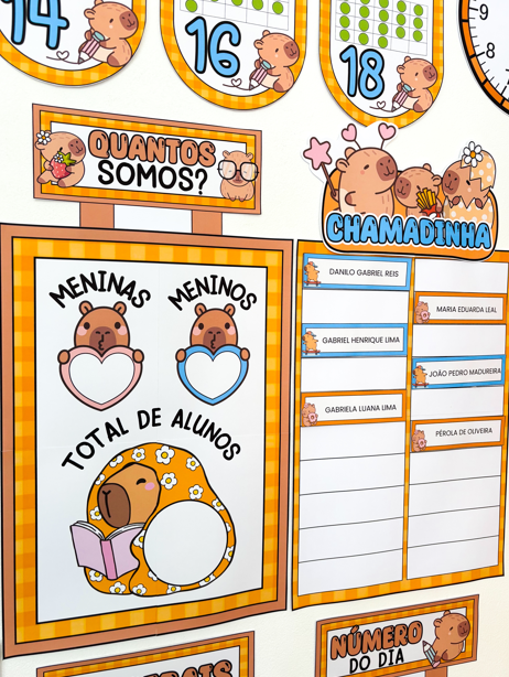 KIT SALA DE AULA - CAPIVARA - Imagem 5
