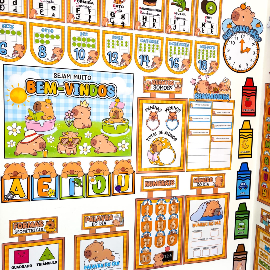 KIT SALA DE AULA - CAPIVARA