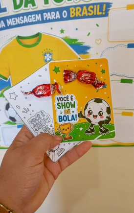 CARTÕES COPA DO MUNDO - VOCÊ É SHOW DE BOLA